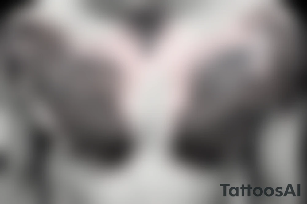 phoenix  on man chest tattoo idea