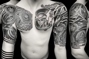 Pilot talk album inspired half sleeve tattoo idea