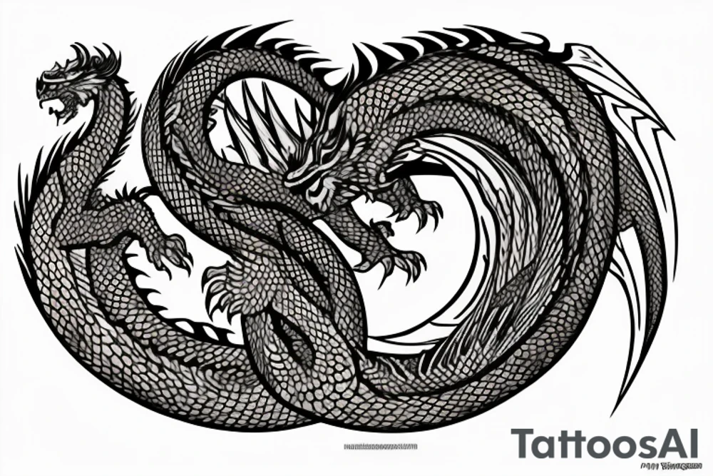 Shoulder sleeve tattoo
dragon with black scales, yellow small highlights on scales, long sharp claws, silky hair and intense eyes. dragon has lions hair

silky hair
trippy
abstract negative spaces
scratch marks

https://www.mushroom-magazine.com/the-mystic-shades-of-alex-grey/ tattoo idea