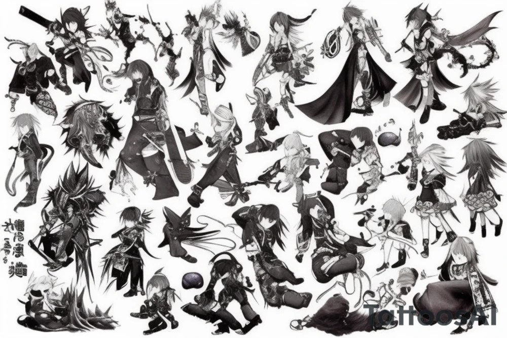 Final Fantasy XIV tattoo idea