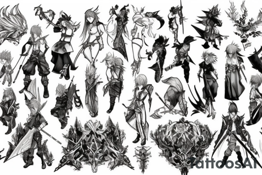 Final Fantasy XIV tattoo idea