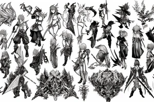 Final Fantasy XIV tattoo idea