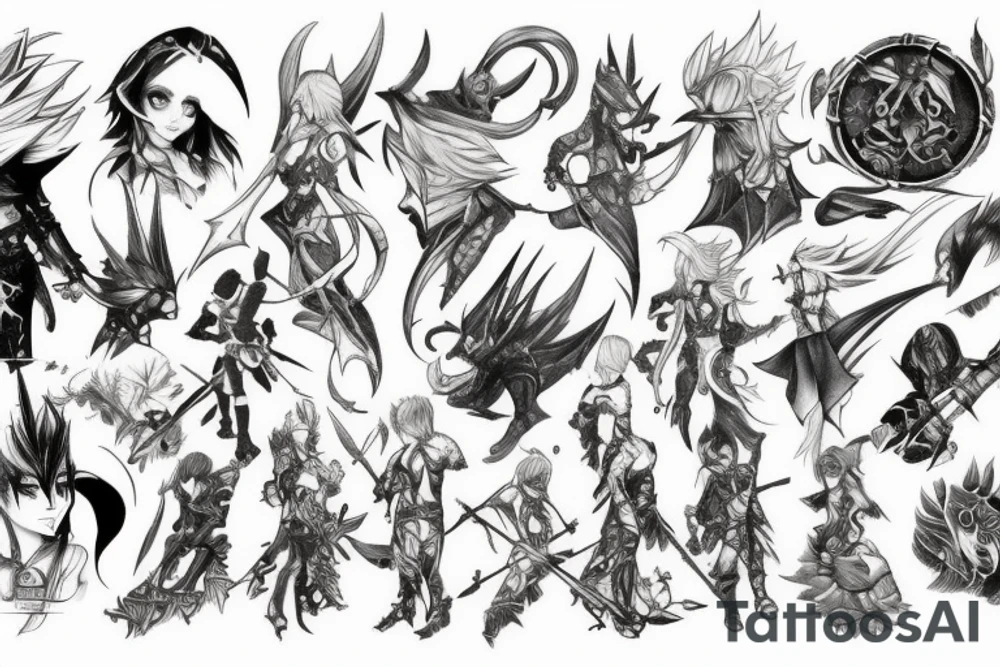 Final Fantasy XIV Dalamud tattoo idea