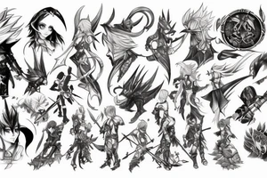 Final Fantasy XIV Dalamud tattoo idea