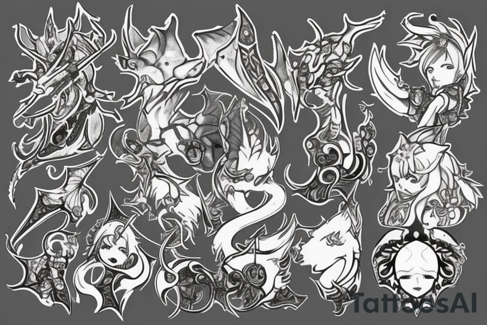 Final Fantasy XIV Dalamud tattoo idea