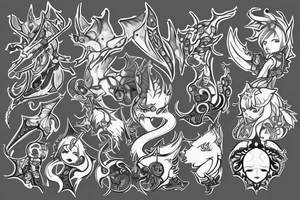 Final Fantasy XIV Dalamud tattoo idea