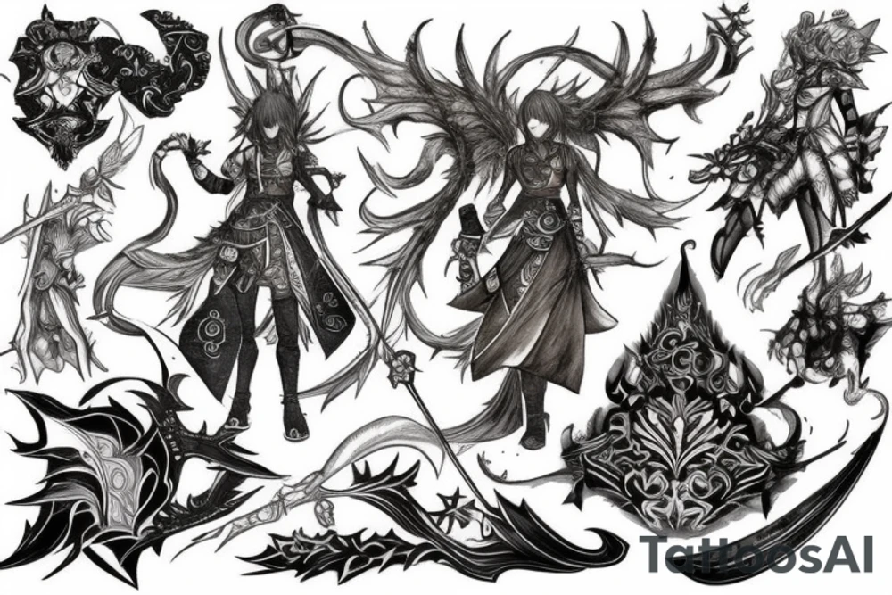 Final Fantasy XIV Dalamud tattoo idea