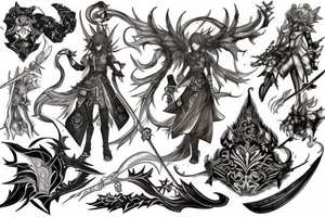 Final Fantasy XIV Dalamud tattoo idea