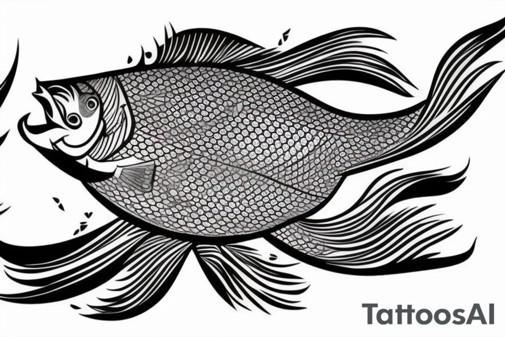 Intricate Fish tattoo idea