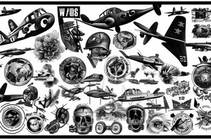 aircraft ww2 tattoo idea