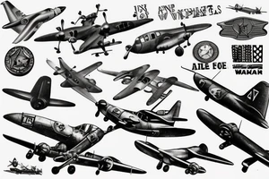 aircraft ww2 tattoo idea