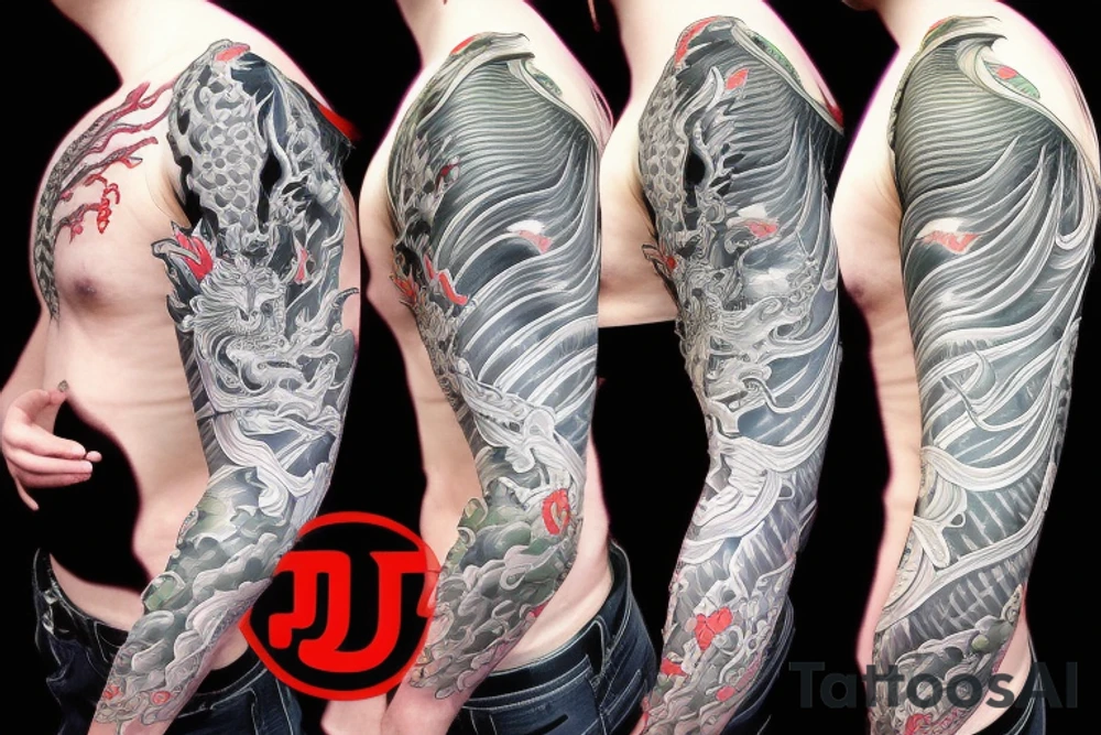 spider lily
waves
jiu jiutsu kaisen
demon dragon
mexican inspiration
full sleeve tattoo idea