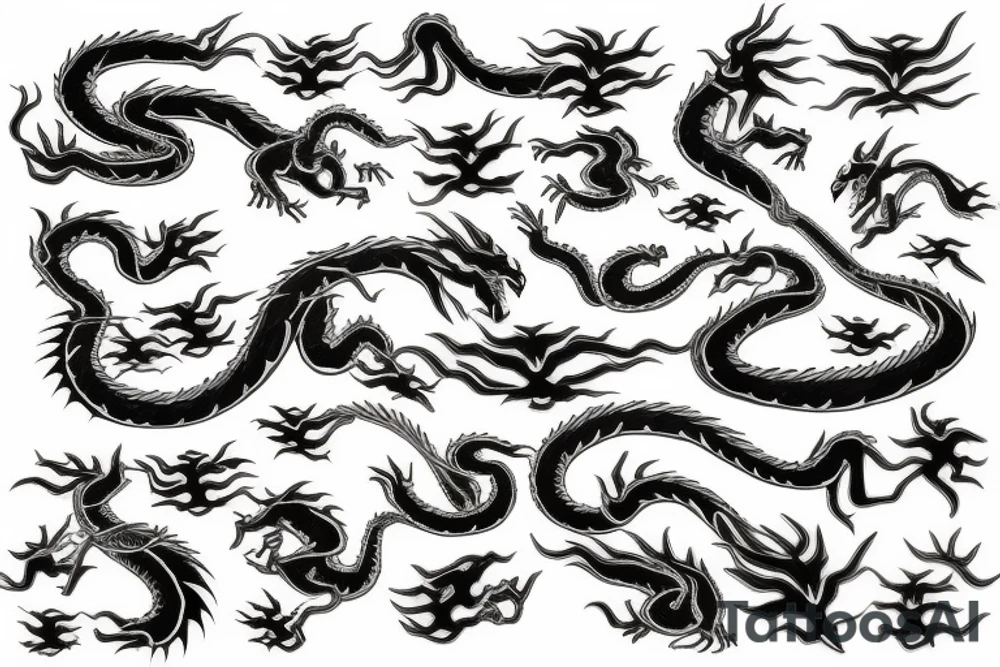shenron dragon tattoo idea
