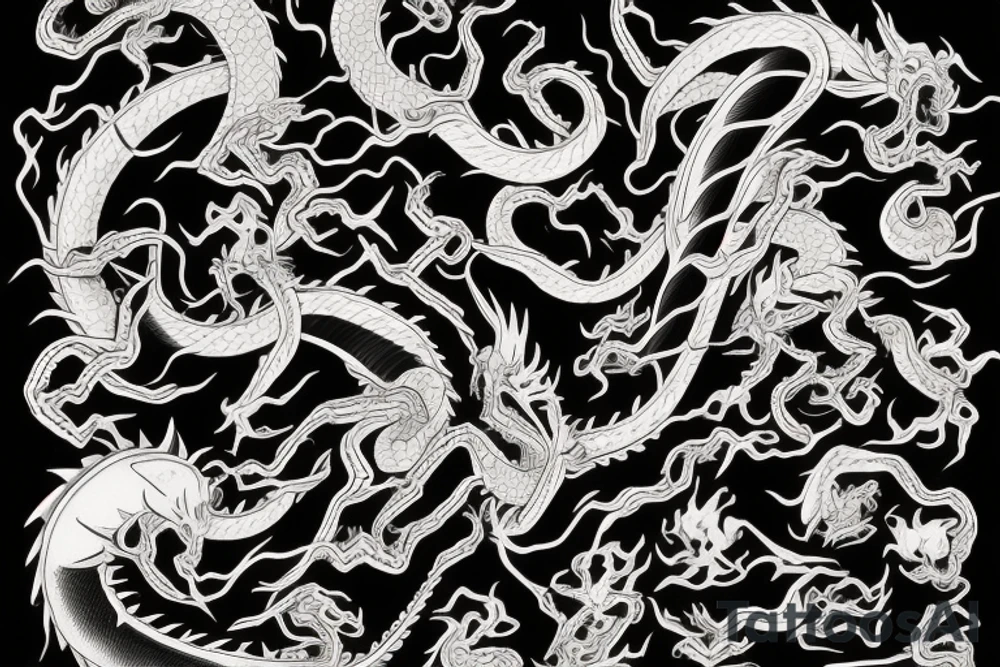 shenron dragon tattoo idea