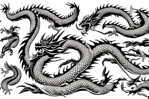 shenron dragon
dragon ball z tattoo idea