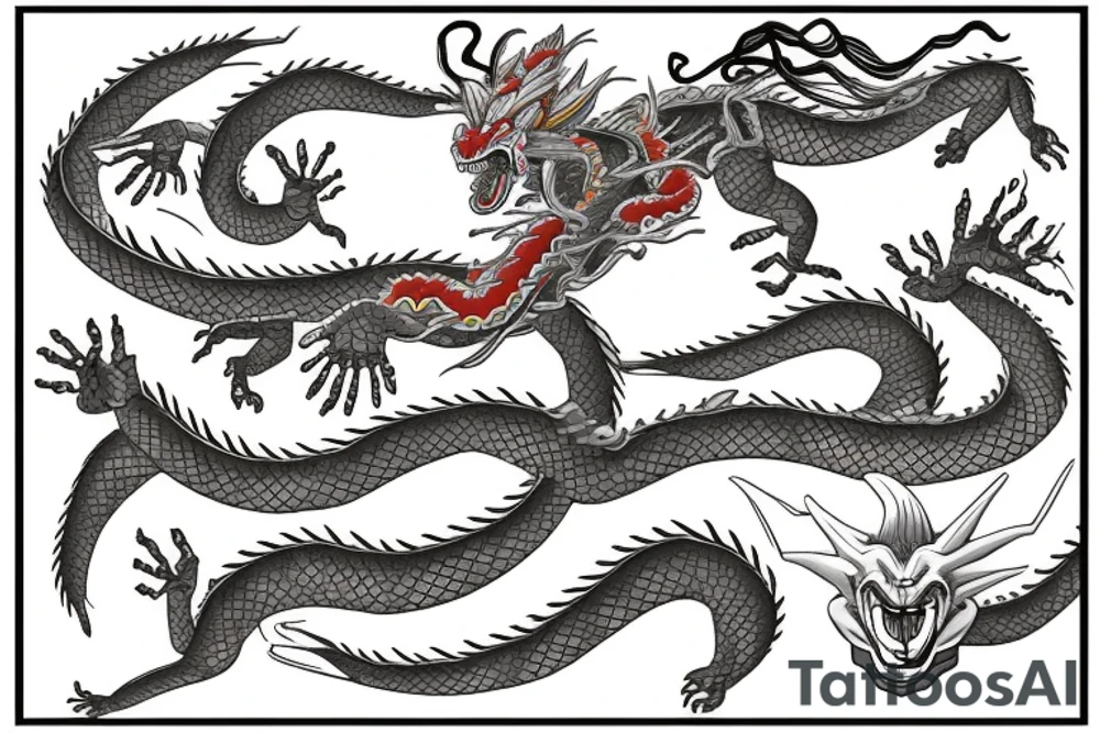 shenron dragon
dragon ball z tattoo idea