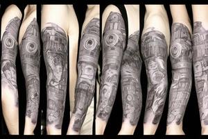 Doctor who sleeve tattoo tattoo idea