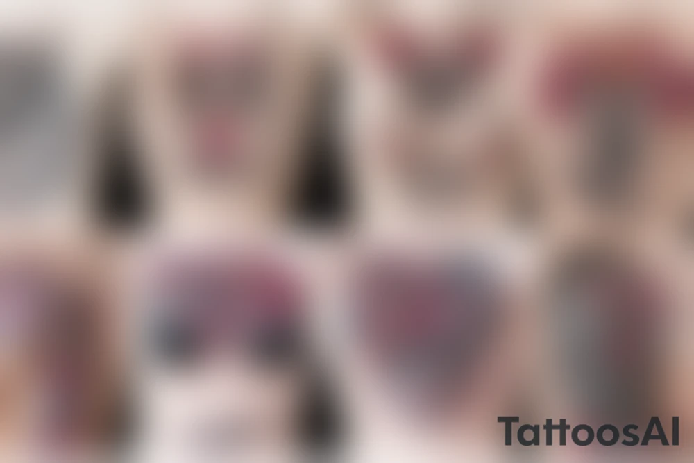 Breasts tattoo idea