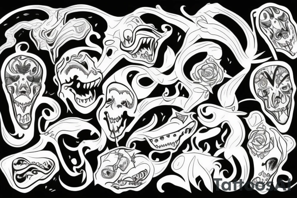 Frenulum tattoo idea