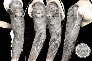 sleeve tattoo
10,000 days
lion tattoo idea