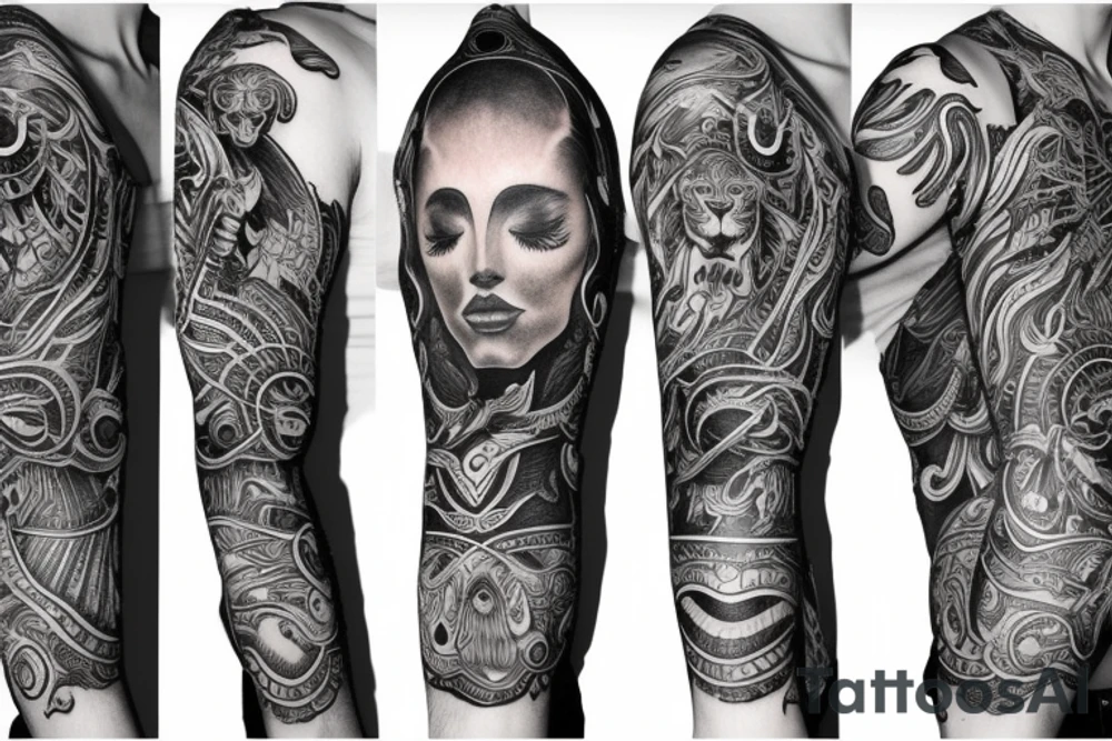 sleeve tattoo
10,000 days
lion tattoo idea