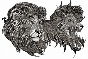 sleeve tattoo
10,000 days
lion tattoo idea