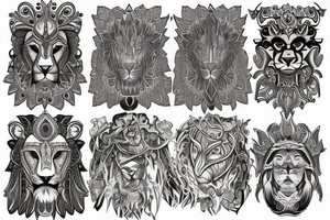 sleeve tattoo
10,000 days
lion
Divinely Illuminated tattoo idea