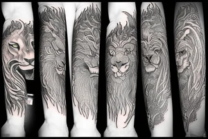 tottem pole
dragon
lion tattoo idea