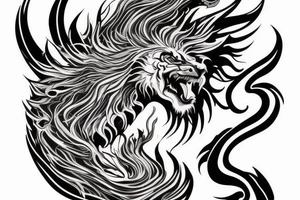 vertical
dragon and lion
lions mane
dragon wings
Dragons claws
pegasus
abstract negative space
divinely illuminated
full colour
dark
abstract
trippy
drugs tattoo idea