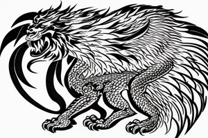 vertical
dragon and lion
lions mane
dragon wings
Dragons claws
pegasus
abstract negative space
divinely illuminated
full colour
dark
fligying down
descending
trippy
drugs tattoo idea