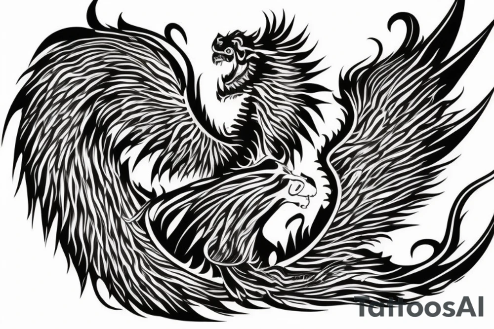 vertical
dragon and lion
lions mane
dragon wings
Dragons claws
pegasus
abstract negative space
divinely illuminated
full colour
dark
flying down
fast
descending
trippy
drugs tattoo idea