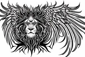 vertical
dragon and lion
lions mane
dragon wings
Dragons claws
pegasus
abstract negative space
divinely illuminated
full colour
dark
flying down
fast
descending
trippy
drugs tattoo idea