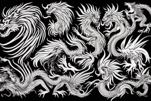 vertical
dragon and lion
lions mane
dragon wings
Dragons claws
pegasus
abstract negative space
divinely illuminated
full colour
dark
flying down
fast
descending
trippy
drugs tattoo idea