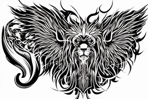 vertical
dragon and lion
lions mane
dragon wings
Dragons claws
pegasus
abstract negative space
divinely illuminated
full colour
dark
flying down
fast
descending
trippy
drugs tattoo idea