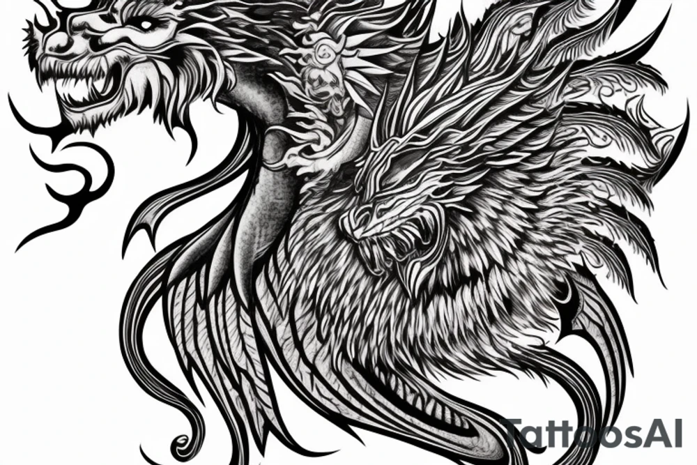 vertical
dragon and lion
lions mane
dragon wings
Dragons claws
pegasus
abstract negative space
divinely illuminated
full colour
dark
shaaman with snowglobe
descending
trippy
drugs tattoo idea