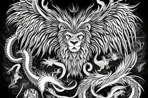 vertical
dragon and lion
lions mane
dragon wings
Dragons claws
pegasus
abstract negative space
divinely illuminated
full colour
dark
shaaman with snowglobe
descending
trippy
drugs tattoo idea