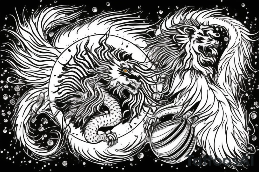 vertical
dragon and lion
lions mane
dragon wings
Dragons claws
pegasus
abstract negative space
divinely illuminated
dark
shaaman with snowglobe
trippy
drugs
running tattoo idea