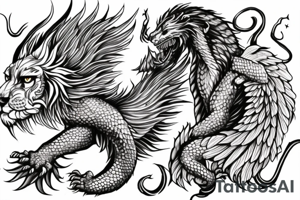 vertical
dragon and lion
lions mane
dragon wings
Dragons claws
pegasus
abstract negative space
divinely illuminated
dark
shaaman with snowglobe
trippy
drugs
running tattoo idea