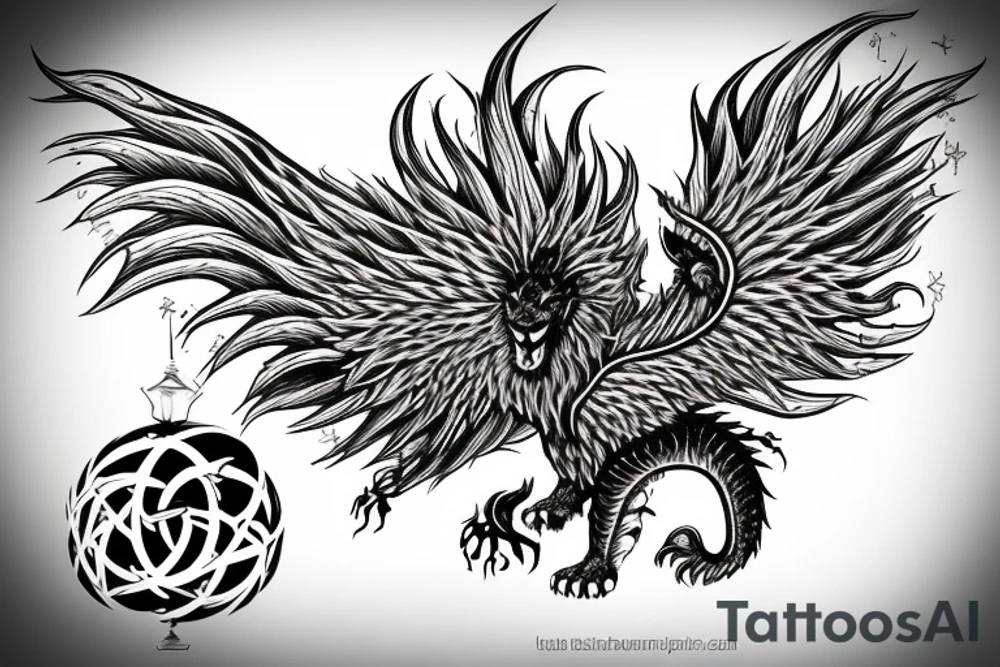 vertical
dragon and lion
lions mane
dragon wings
Dragons claws
pegasus
abstract negative space
divinely illuminated
dark
shaaman with snowglobe
trippy
drugs
running tattoo idea