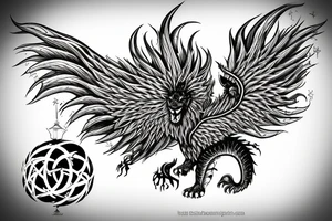 vertical
dragon and lion
lions mane
dragon wings
Dragons claws
pegasus
abstract negative space
divinely illuminated
dark
shaaman with snowglobe
trippy
drugs
running tattoo idea