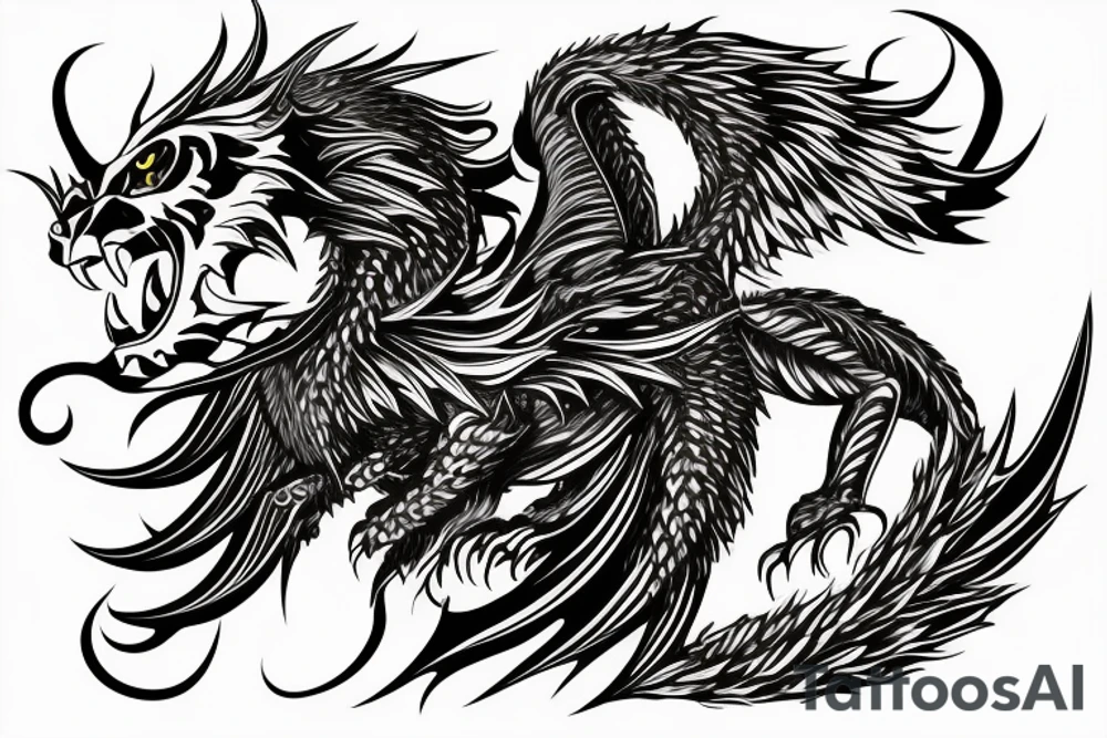 vertical
dragon and lion
lions mane
dragon wings
Dragons claws
pegasus
abstract negative space
divinely illuminated
dark
shaaman with snowglobe
trippy
drugs
running tattoo idea