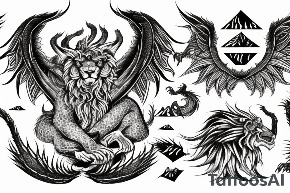 vertical
dragon and lion
lions mane
dragon wings
Dragons claws
pegasus
abstract negative space
divinely illuminated
dark
shaaman with snowglobe
trippy
drugs
running tattoo idea