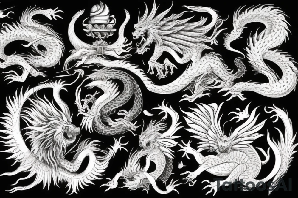 vertical
dragon and lion
lions mane
dragon wings
Dragons claws
pegasus
abstract negative space
divinely illuminated
dark
shaaman with snowglobe
trippy
drugs
running tattoo idea