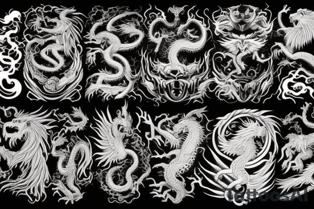 vertical
dragon and lion
lions mane
dragon wings
Dragons claws
pegasus
abstract negative space
divinely illuminated
dark
shaaman with snowglobe
trippy
drugs
running tattoo idea