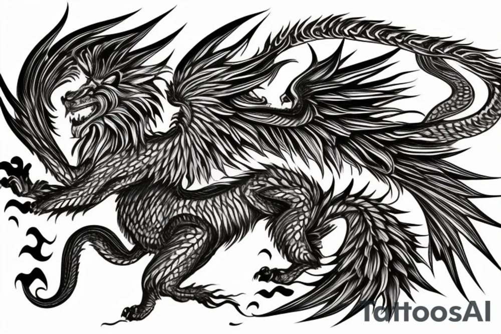 vertical
dragon and lion
lions mane
dragon wings
Dragons claws
pegasus
abstract negative space
divinely illuminated
dark
shaaman with snowglobe
trippy
drugs
running tattoo idea