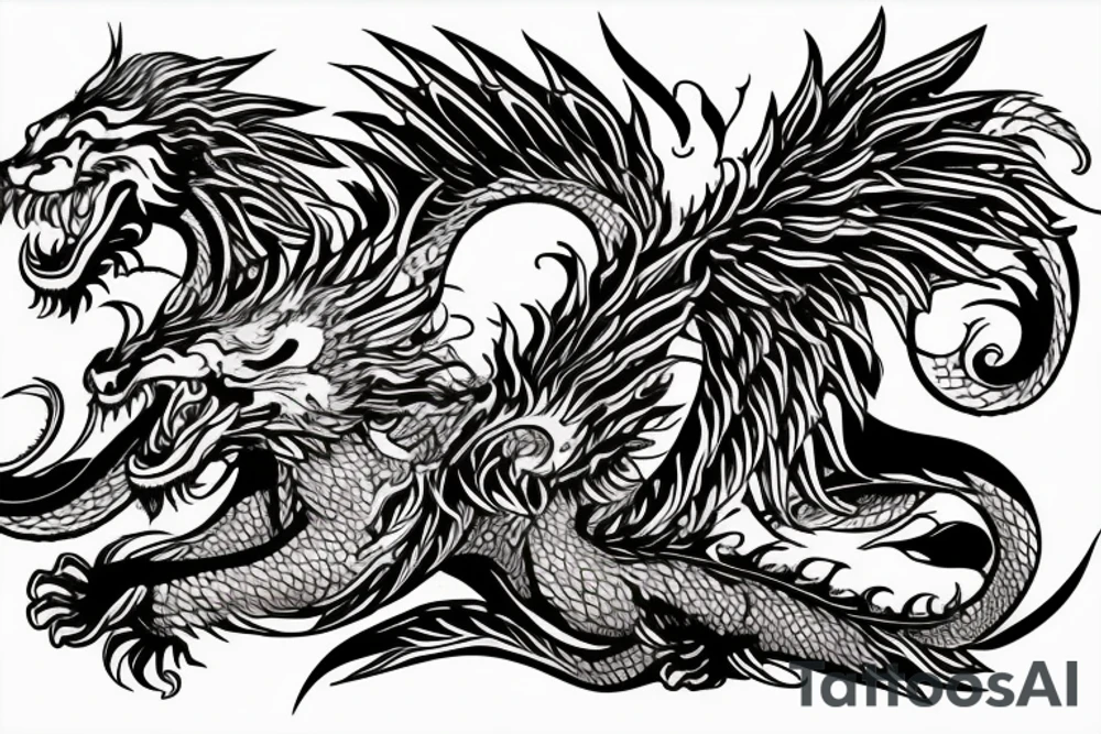 vertical
dragon and lion
lions mane
dragon wings
Dragons claws
pegasus
abstract negative space
divinely illuminated
dark
shaaman with snowglobe
trippy
drugs
running tattoo idea