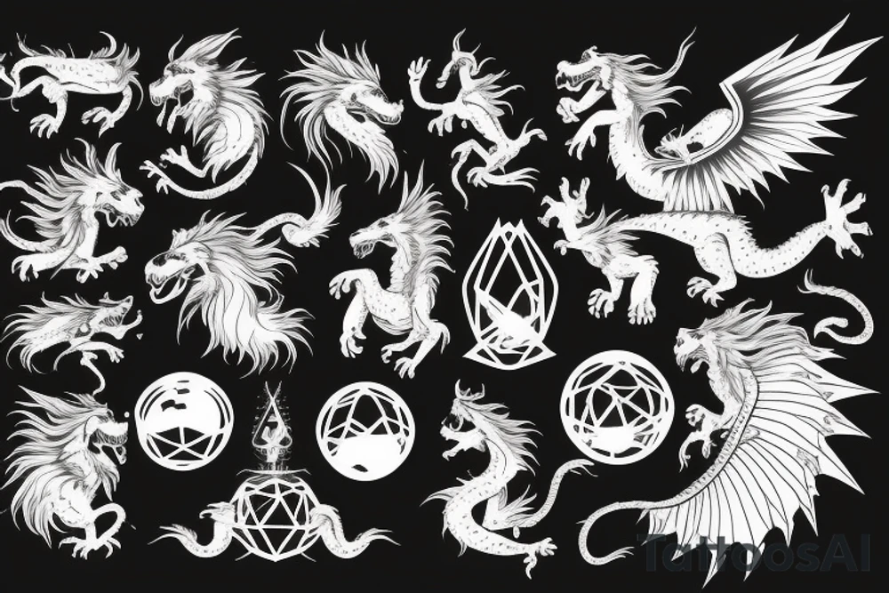 vertical
dragon and lion
lions mane
dragon wings
Dragons claws
pegasus
abstract negative space
divinely illuminated
dark
shaaman with snowglobe
trippy
drugs
running tattoo idea