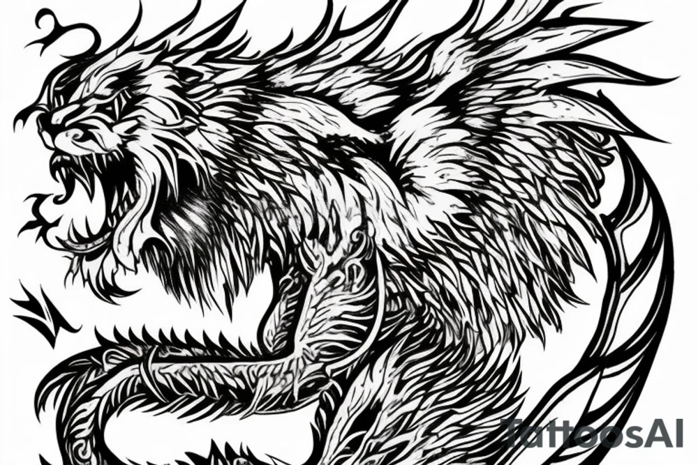 vertical
dragon and lion
lions mane
dragon wings
Dragons claws
pegasus
abstract negative space
divinely illuminated
dark
shaaman with snowglobe
trippy
drugs
running tattoo idea