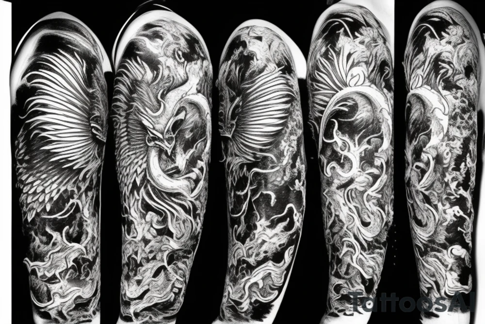 vertical
dragon and lion
lions mane
dragon wings
Dragons claws
pegasus
abstract negative space
divinely illuminated
dark
shaaman with snowglobe
trippy
drugs tattoo idea