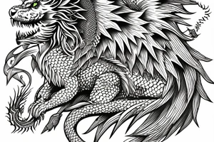 vertical
dragon and lion
lions mane
dragon wings
Dragons claws
pegasus
abstract negative space
divinely illuminated
dark
shaaman with snowglobe
trippy
drugs tattoo idea